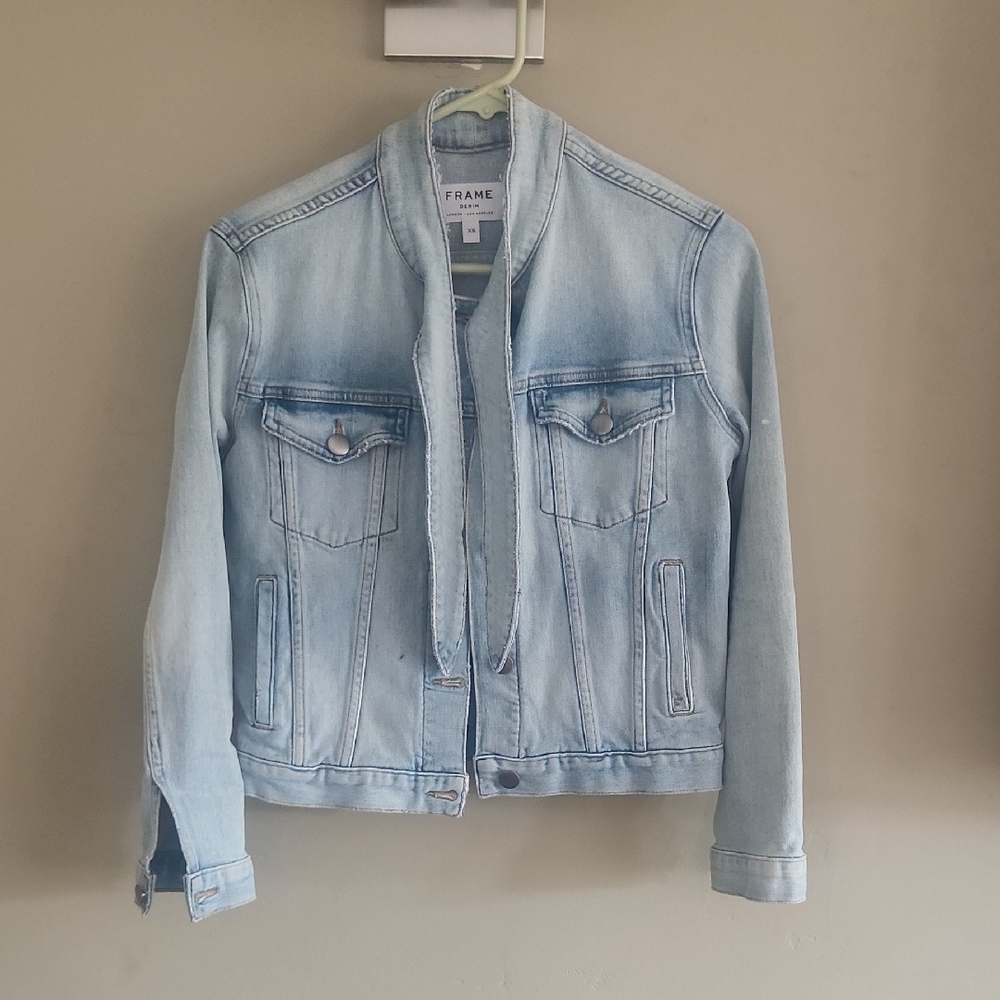 Frame Denim Light Blue Denim Jacket